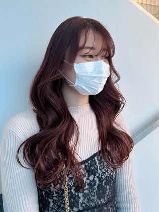 ロング カラー 【韓国ヘア・ネイル】 HINATA🍒のネイルデザイン