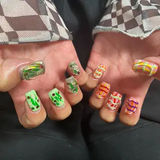 セミロング kaonail所属・kao nail [YUI]のネイルデザイン