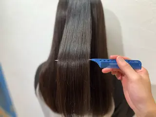 ロング カラー パーマ 髪質改善縮毛矯正× 艶髪カラー板垣智大のヘアスタイル