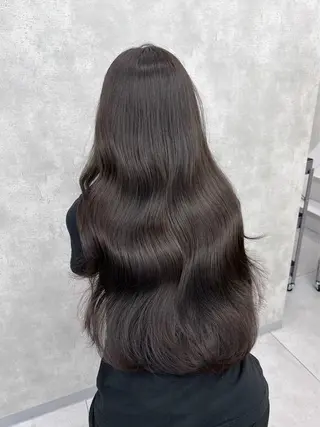 ロング 🚨メンズ曲がる 縮毛矯正りおん🚨のヘアスタイル