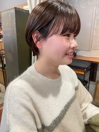 ショート さの あやねのヘアスタイル