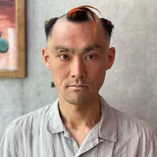 ショート カラー パーマ ヘアアレンジ メンズ ネイル マツエク・マツパ 中元 淳のヘアスタイル