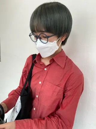 ショート パーマ、髪質改善 菊地美月のヘアスタイル