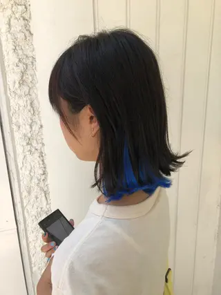ショート カラー シェアサロン ルレイルのヘアスタイル