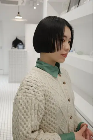 ショート 🌱ぱつっと/ボブ 🌱のヘアスタイル
