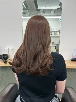 セミロング カラー キッズ オトナヘア🌸 harukaのヘアスタイル