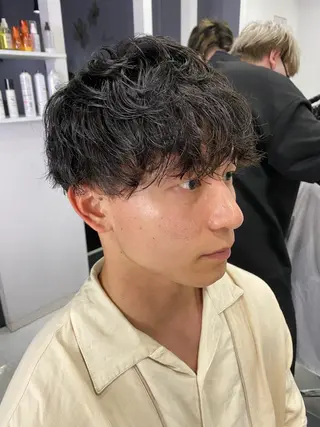 パーマ メンズ 🟣メンズパーマ 川端 永遠🟣のヘアスタイル