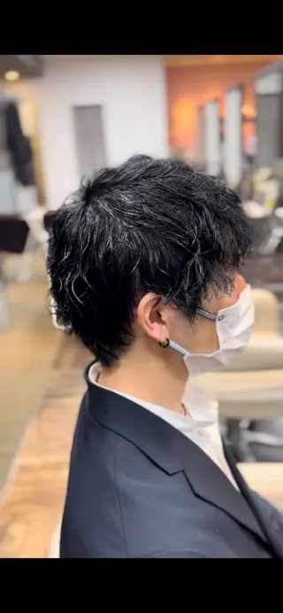 メンズ 阿倍野/髪質改善 /縮毛矯正/坪田幸広のヘアスタイル