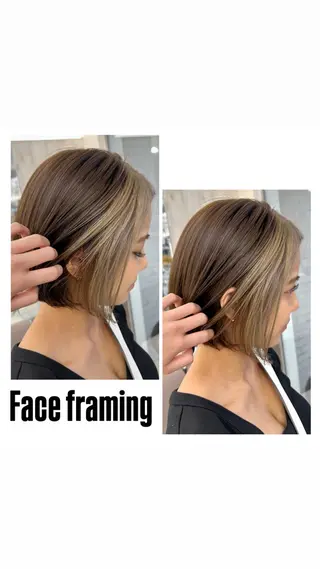 ショート カラー レイヤーカット/ボブ 🪐花木 香菜のヘアスタイル