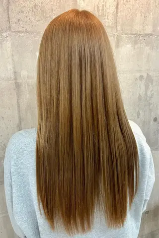 ロング カラー レイヤー/韓国 ハイトーン興津史弥のヘアスタイル