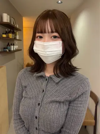 カラー 權軒 真尋のヘアスタイル