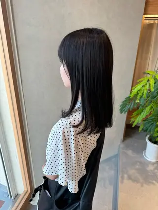 ミディアム レイヤー/ボブパーマ /垢抜け/タクミのヘアスタイル