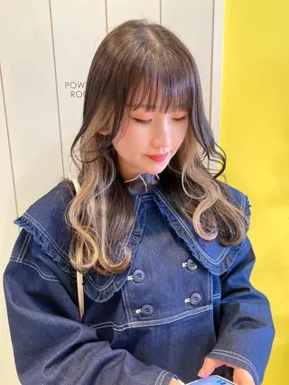 ロング カラー riho/ブリーチ/ デザインカラー/辻堂のヘアスタイル