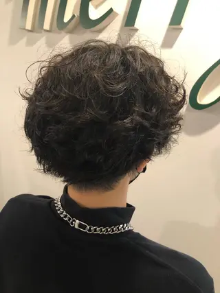 パーマ メンズ 髪質改善HAIR RESORT MASSIVE横浜桜木町店所属・森野 桂のヘアスタイル