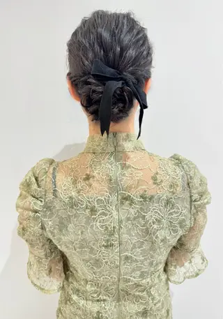 セミロング ヘアアレンジ ヘアアレンジ支持率 No.1🥇RIKOのヘアスタイル