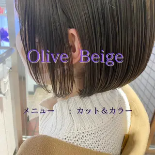 ショート カラー レイヤー/ベージュ カラー/ハシモトのヘアスタイル