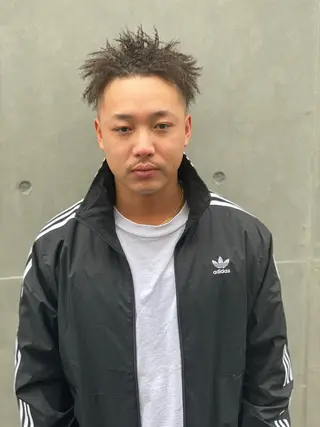 ショート カラー パーマ ヘアアレンジ メンズ キッズ ネイル マツエク・マツパ 中元 淳のヘアスタイル