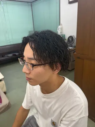 ミディアム パーマ ibuki カット✂️パーマ🌀のヘアスタイル