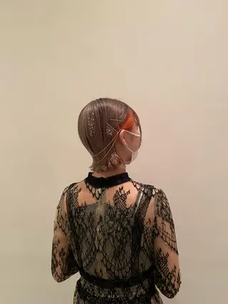 ショート ヘアアレンジ be flot所属・髪質改善/大阪守口市 🐣Ria‪🐣のヘアスタイル