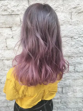 ミディアム カラー ヘアアレンジ エクステの神様 ▫️原島ユウヤ▫️のヘアスタイル