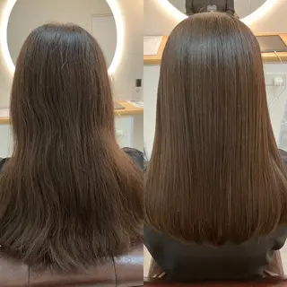 ロング カラー ヘアアレンジ キッズ 関内　髪質改善　特化 re:Magoのヘアスタイル