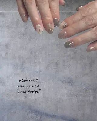 ネイル 🩵atelier- 01 優奈🩵のネイルデザイン