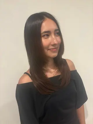セミロング BRAVE柏東口店所属・濱崎 夢叶のヘアスタイル