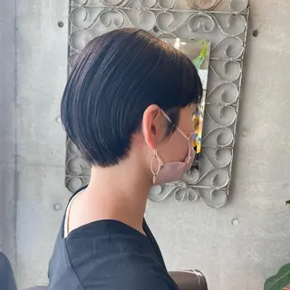 ショート カラー パーマ ヘアアレンジ メンズ キッズ ネイル マツエク・マツパ モリモト サナのヘアスタイル