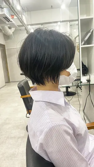ショート エリュ所属・⭐️ショート⭐️美髪 矯正⭐️水口陸のヘアスタイル