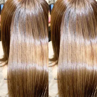 セミロング カラー 縮毛矯正/髪質改善/ 石橋代智のヘアスタイル