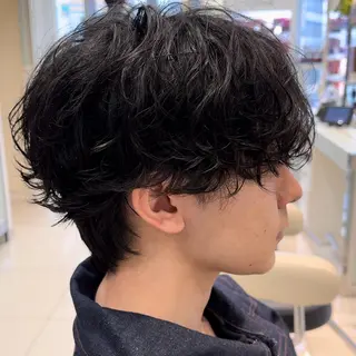 パーマ メンズ メンズ縮毛矯正 ♠️店長下平隼人のヘアスタイル