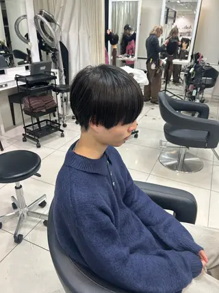 ショート 【縮毛矯正/レディー スカット】美涼🎀のヘアスタイル