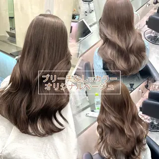 セミロング カラー the path shogo🌻のヘアスタイル