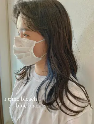 ロング カラー 似合わせカットカラー ♡佐藤捺美のヘアスタイル