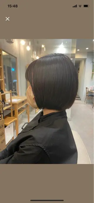 ショート 🌈割れない顔周り 中村隆寛のヘアスタイル