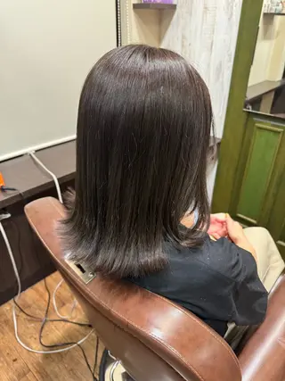 セミロング カラー 【縮毛矯正/カラー】 今野寛己のヘアスタイル