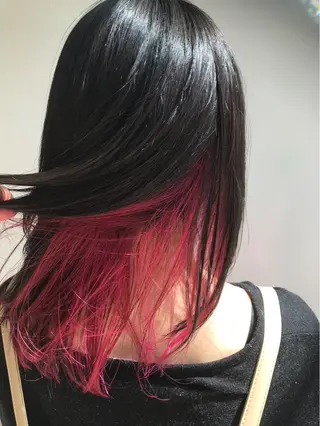 ミディアム カラー lmu byif(ﾘﾐｭｰﾊﾞｲｲﾌ)所属・MIYU /メンズパーマ✨💫のヘアスタイル