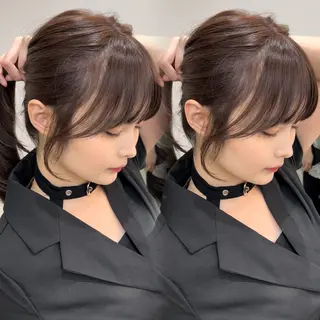 ミディアム 🎀髪質改善×韓国レ イヤー×透明感/米田のヘアスタイル