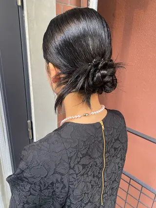 セミロング ヘアアレンジ JIL BLAN所属・JIL BLAN NAOのヘアスタイル