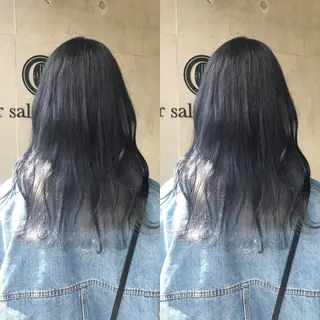 セミロング カラー ヘアアレンジ topstylist 🖤川辺晴加🖤のヘアスタイル