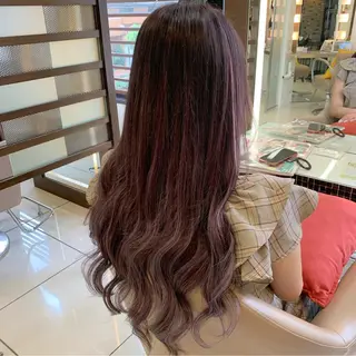 ロング 馴染ませNo.1🧃 エクステ・アレンジのヘアスタイル