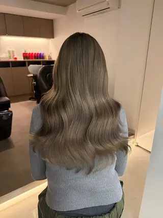 ロング カラー 小顔レイヤー×抜け感 hair／正源のヘアスタイル