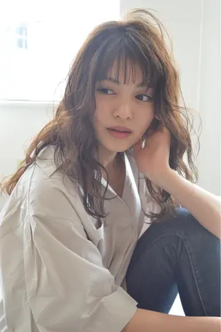 ロング 【今だけブリーチ 限定価格💕】すみのヘアスタイル