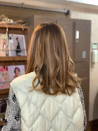 セミロング ヘアアレンジ 武田尚子🌸 自然に仕上がる矯正のヘアスタイル