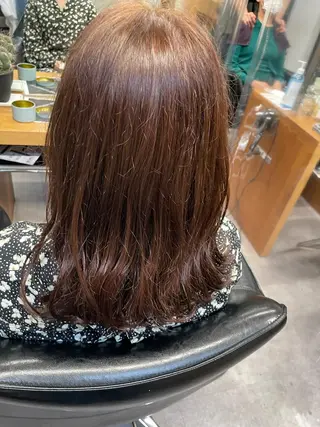 セミロング インナーカラー/艶髪 カラー/karinのヘアスタイル