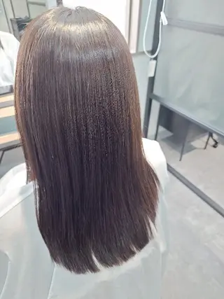 セミロング カジュアル・簡単スタ イリング・TSUDAのヘアスタイル