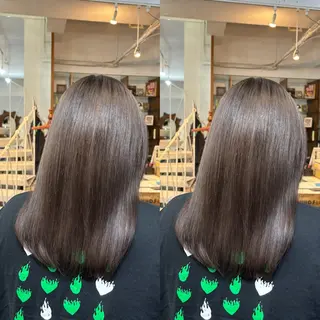 ミディアム カラー ☻モエカ/ハイトーン アレンジ☻のヘアスタイル