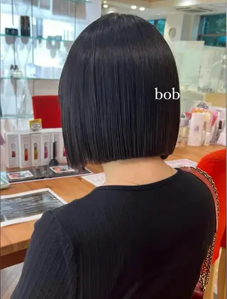 ショート 加納千華 /ボブ/ぱつっとボブのヘアスタイル