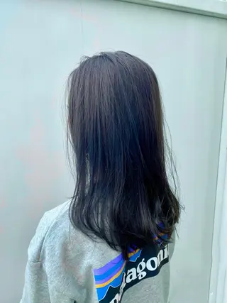 セミロング カラー toap.所属・大野 あさみのヘアスタイル