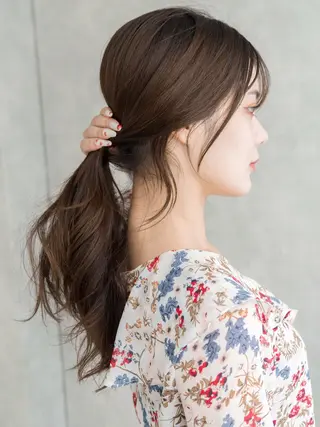 ロング Eleanor枚方店 店長　飛鳥　薫のヘアスタイル
